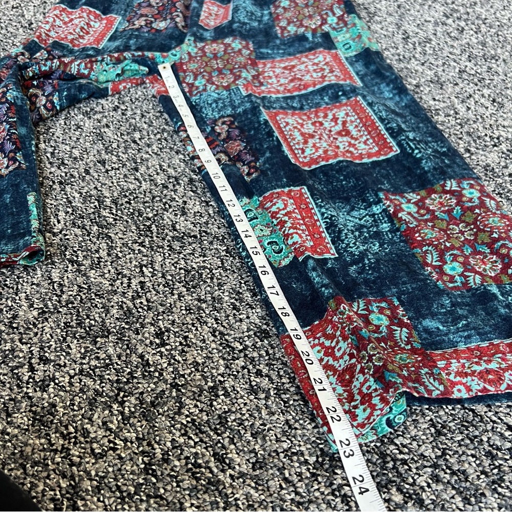 Cotton Blend Boho Patchwork Overalls - image 10